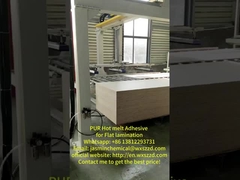 PUR صمغ ذوبان ساخن للخشب للطلاء المسطح